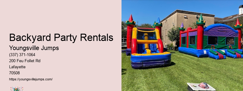 Event Party Rentals Near Me