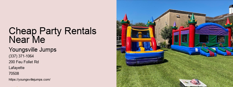 A Bounce House Rental