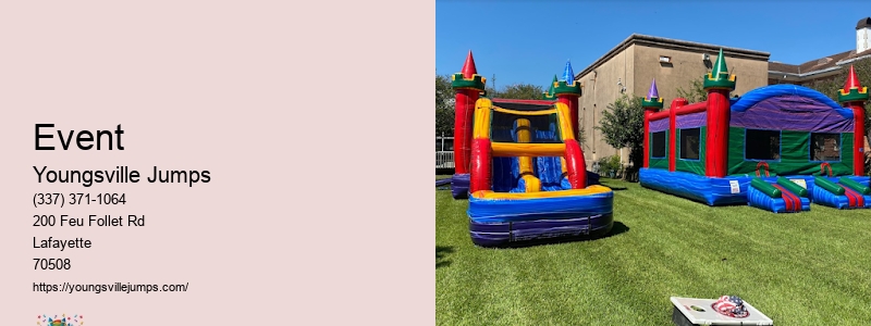 Youngsville Jumps Party Rentals Near Me