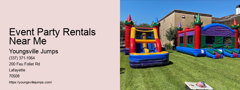 Birthday Party Rentals