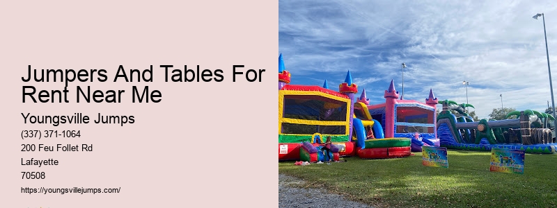 Jumping Rentals For Parties Near Me